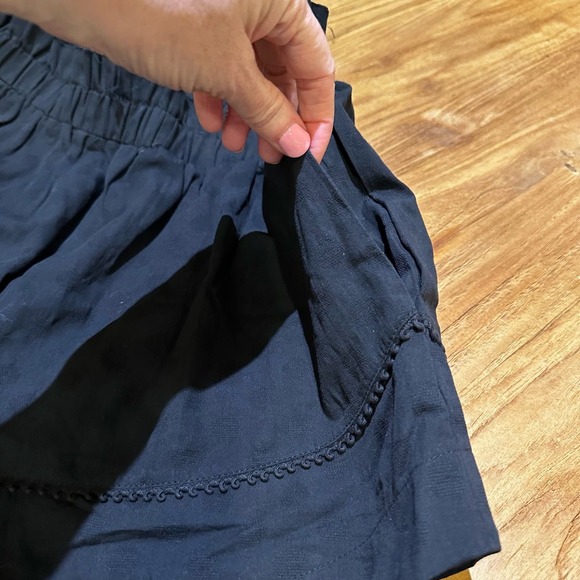 Lucca Women’s Black Polka Dot Pull On Elastic Waist Shorts Resort Wear - Picture 6 of 10